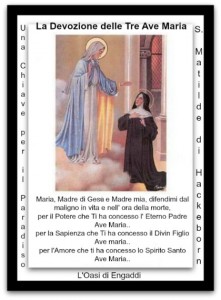 LA DEVOZIONE DELLE TRE AVE MARIA