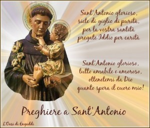 card preghiere a s. antonio