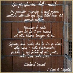 La preghiera dell umile