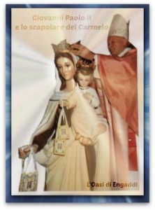card madonna del carmelo e giovanni paolo II