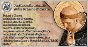 card preghiera solennità san domenico