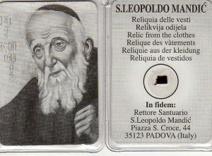 reliquia leopoldo mandic