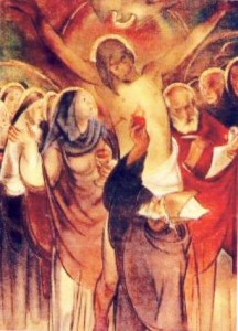 S. Agostino ai piedi del Crocifisso