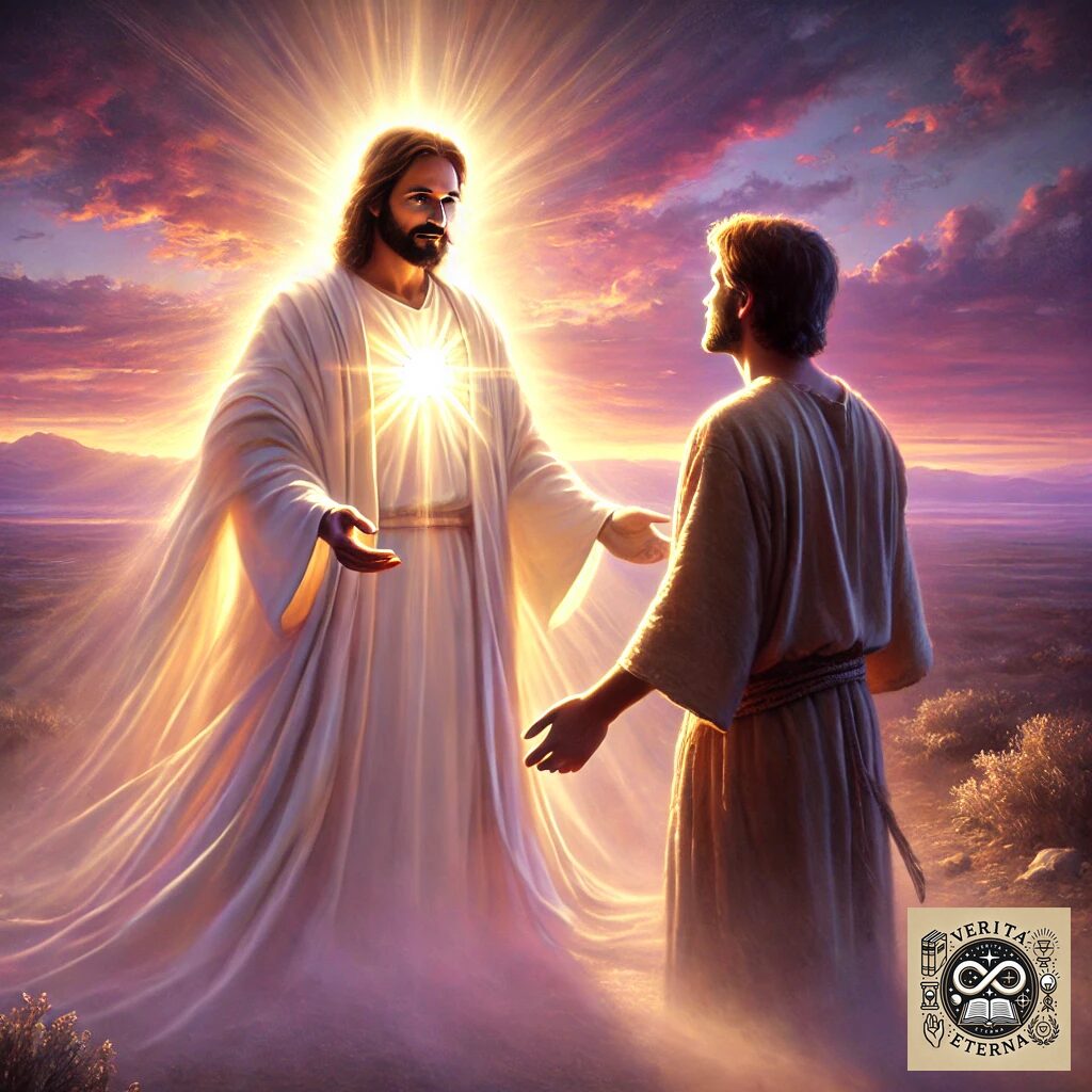 Jesus with Verit Eterna logo